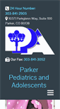 Mobile Screenshot of parkerpediatrics.com